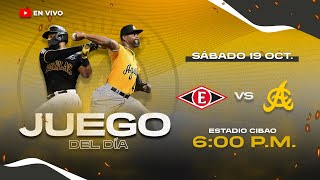 LEONES DEL ESCOGIDO VS ÁGUILAS CIBAEÑAS  SERIE REGULAR 202425 [upl. by Ahsiken]