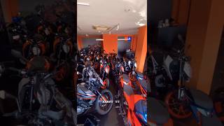 Ktm show room ktm bike dream riding bike [upl. by Anialem852]