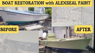 Boat restoration with Alexseal Primium topcoat 501 [upl. by Bernetta609]