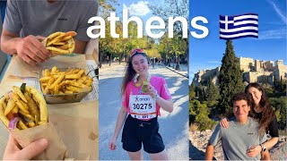 Our First Time In Greece  Athens Marathon Weekend Travel Vlog [upl. by Llerryt587]