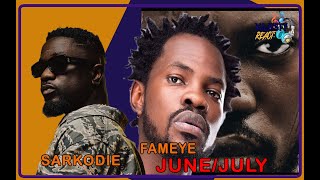 I got so Emotional listening to this song Fameye ft sarkodie JUNE JULY REACTION [upl. by Eednus221]