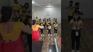 Dance practice  Teddy Bear Song Class  UKG  LN Global School [upl. by Eramal]