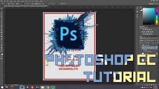 How to create a PosterBannerFlyer in Photoshop CS6CC  2015  HD [upl. by Kirstyn]