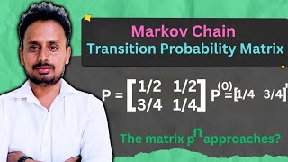 Markov Chain 01 Transition Probability Matrix with Examples  Engineering Mathematics [upl. by Tedi]