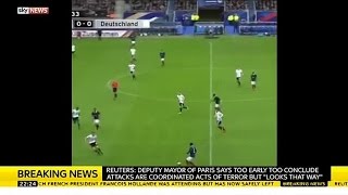 Paris Attack  Explosion Audible From Stade De France [upl. by Jr]