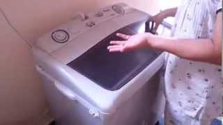 How to use a semi automatic washing machine [upl. by Laeahcim]