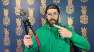 Workpro 14quot bolt cutter review [upl. by Nollahs407]