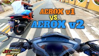 AEROX v2 2023 vs AEROX v1 REVIEW COMPARISON  NAGKARERA KAMI NI BOSS PABLO [upl. by Oeniri]