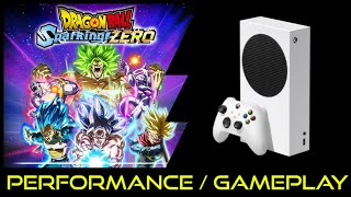 Xbox Series S  Dragon Ball Sparking ZERO  Performance  Gameplay [upl. by Darton]