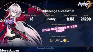 74 Beta Elysian Realm Finality Difficulty  Thelema HI3rd [upl. by Berkow24]