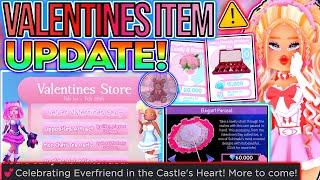 VALENTINES DAY UPDATE OUT NOW SETS  ACCESSORIES CAME BACK amp NEW FURNITURE ROBLOX Royale High [upl. by Fletch]