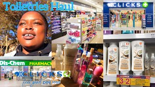 HYGIENE HAUL Toiletries Shopping at CLICKS Vlog  OH SO HEAVENLY PLUG SOUTH AFRICAN YOUTUBER🇿🇦 [upl. by Jacobine686]