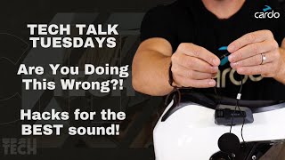 Unlock the BEST Sound ​Cardo Speaker Hacks​ [upl. by Thurmond]