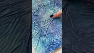 🦋Transformation is growth🦋 plastic wrap technique acrylicpaint [upl. by Zirtaeb870]