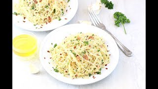 Pasta Aglio E Olio  Spaghetti Aglio E Olio  Classic Italian Dish [upl. by Itnahs]