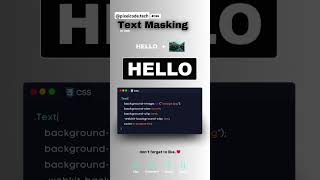 CSS3 Text Clipping Tutorial Clip Text with an Image in Seconds [upl. by Bess]