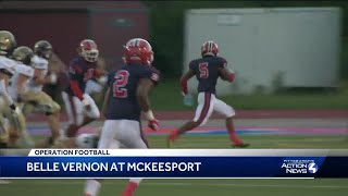 High school football McKeesport beats Belle Vernon [upl. by Errick876]