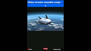 China reveals reusable cargo shuttle design for Tiangong space station videoShorts [upl. by Ahsenik]