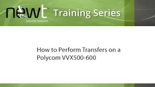 How to Perform Transfers on a Polycom VVX500 and VVX600 [upl. by Tedman697]