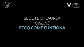 Sedute di laurea online alla Vanvitelli [upl. by Goren]