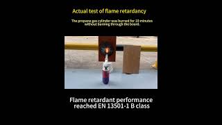 Fire retardant paint for transparent wood（EN 135011 B s2 d0） [upl. by Percy]