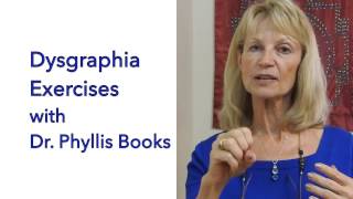 Dysgraphia Exercises with Dr Phyllis Books [upl. by Cliffes]