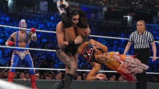 WWE Zelina Vega amp Rey Mysterio vs Rhea Ripley amp Dominik Mysterio 5523 [upl. by Aikar]