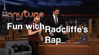 Fun with Daniel Radcliffes Rap of Blackalicious quotAlphabet Aerobicsquot on Jimmy Fallon [upl. by Evita]