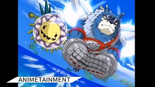 Digimon Savers Masarus RizeGreymon Defeat Blossomon with one shot [upl. by Ethe]