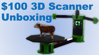 100 CowTech 3D Scanner Unboxing [upl. by Onitnas128]