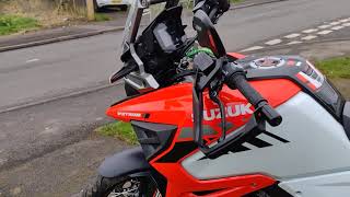 Suzuki VStrom 1050 XT Reg 2022  72  just 2077 miles  See video [upl. by Roleat598]