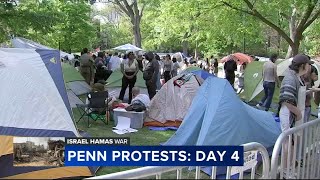 ProPalestinian protesters hold Passover seders at University of Pennsylvania Swarthmore College [upl. by Yleve269]