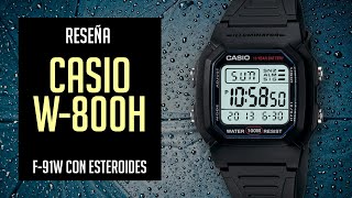 Feo Pero Funcional Reseña Casio W800H Reloj Retro Digital Resistente Casual Juvenil Japonés [upl. by Forester763]