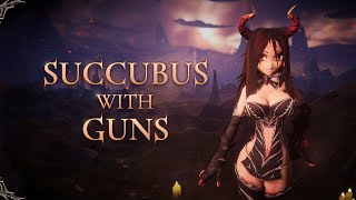 Succubus With Guns  PlayStation 5  PlayStation 4 Release Trailer [upl. by Ynattib]