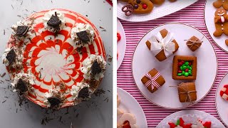 Festive Red Velvet Cheesecake and Other Holiday Recipes  Easy Dessert Recipe Ideas by So Yummy [upl. by Giacinta]