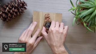 WoodWatch Unboxing  wooden watch [upl. by Wallach]