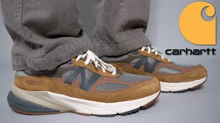 WORTH THE PRICE  New Balance Carhartt 990v6 Review amp On Feet [upl. by Eitsim648]