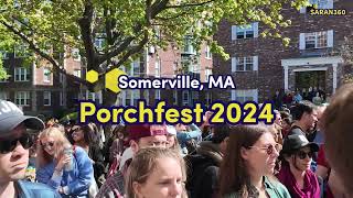 Porchfest 2024  Somerville  Boston  Cambridge  Malayalam [upl. by Quartas]