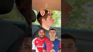 MONACO VS FC BARCELONA P1 asmonaco championsleague fcbarcelona lewandowski lamineyamal [upl. by Armando]