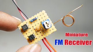 Miniature FM Radio Receiver  Mini FM Radio [upl. by Husain]