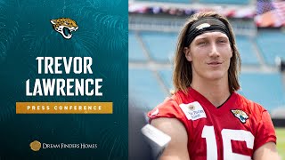 Trevor Lawrence quotMake the routine plays every timequot  Press Conference  Jacksonville Jaguars [upl. by Barri]