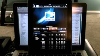 Directv NFL Sunday Ticket on the Apple Ipad HD [upl. by Suirada]