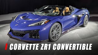 2025 Corvette ZR1 Convertible Walkaround First Look [upl. by Niletak810]