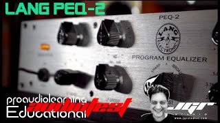 LANG PEQ2 Equalizzatore Passivo Vintage by Heritage Audio Test e Recensione [upl. by Jaquenetta24]