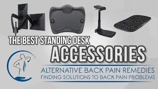 The Best Standing Desk Accessories  Anti Fatigue Mats Stools Chairs [upl. by Retsevlys]