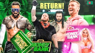 Money in the Bank 2024 CM Punk SURPRISESWINNERSampFull Results WWE RomanReigns Highlights Predictions [upl. by Airdnat]