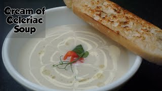 Cream of Celeriac Soup Recipe Simple soup Healthy Soup Best Celeriac Soup Recipe Winning Hearts [upl. by Sholes]