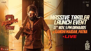 Pushpa 2  The Rule Massive Trailer Launch Event LIVE  Allu Arjun  Sukumar  Rashmika  DSP [upl. by Dnumde]