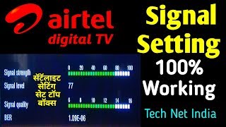 Airtel DTH Signal Setting 2024  How to Find Airtel Digital TV Signal in 2 Min in Hindi [upl. by Christa221]