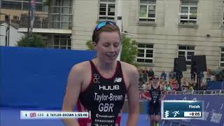 ITU World Triathlon Leeds Womens Highlights RUS [upl. by Lizzy]